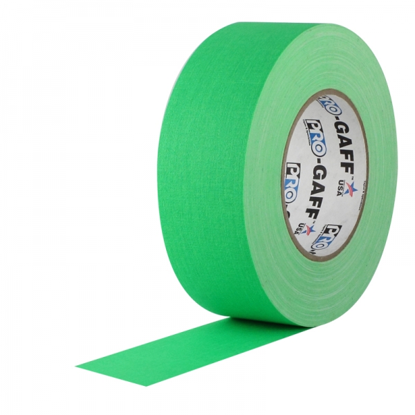 Pro-gaff Glow Gaffatape 48mm   22 8m Flere Farver Grøn