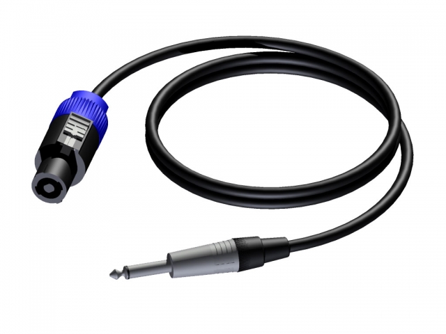 Procab Cab592-10 Højttalerkabel 2x1   Speakon Jack Han