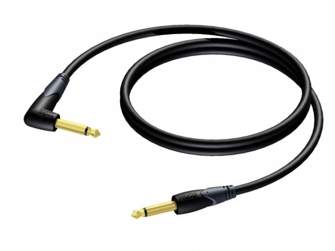 Procab Cla650 Jack   3mm Mono Han Vinkel Jack   3mm Mono Han   Meter
