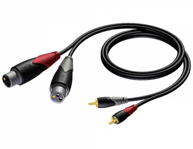 Procab Cla705 2x   3pol Hun Til 2xphono Rca Han Kabel     Meter