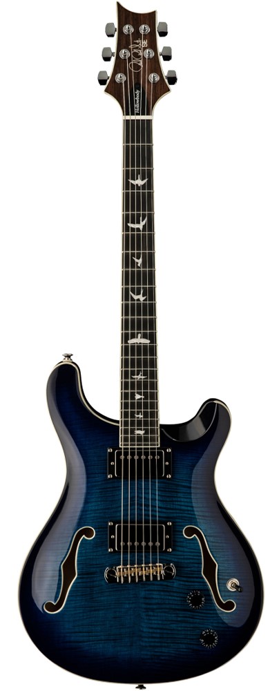 Prs Se Hollowbody-ii Elguitar Faded Blue Burst
