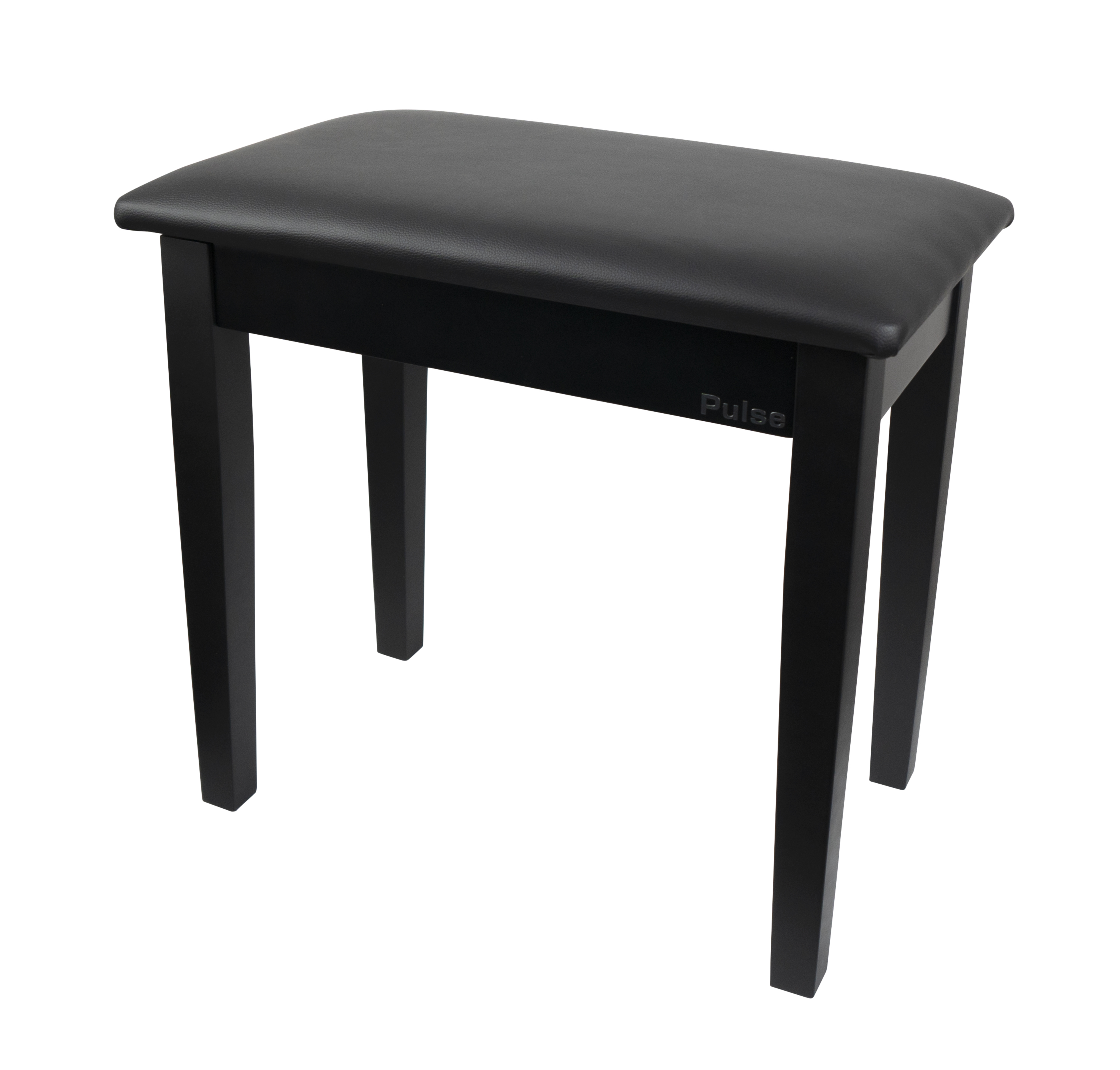 Pulse Klaverbænk Med Magasin Mat Sort