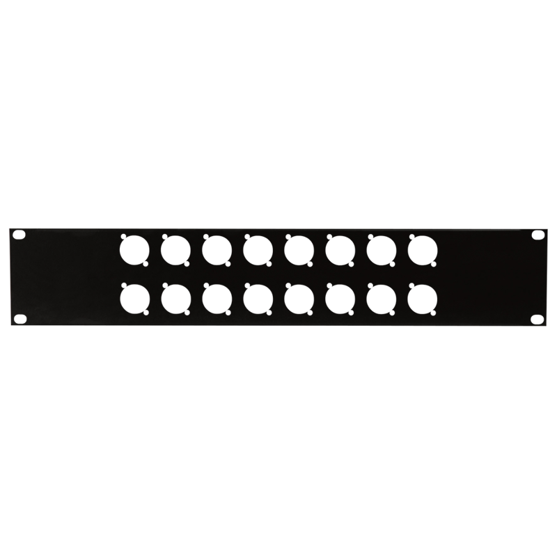 19 Quot  Connector Panel   Unit For 16    -stik    -størrelse