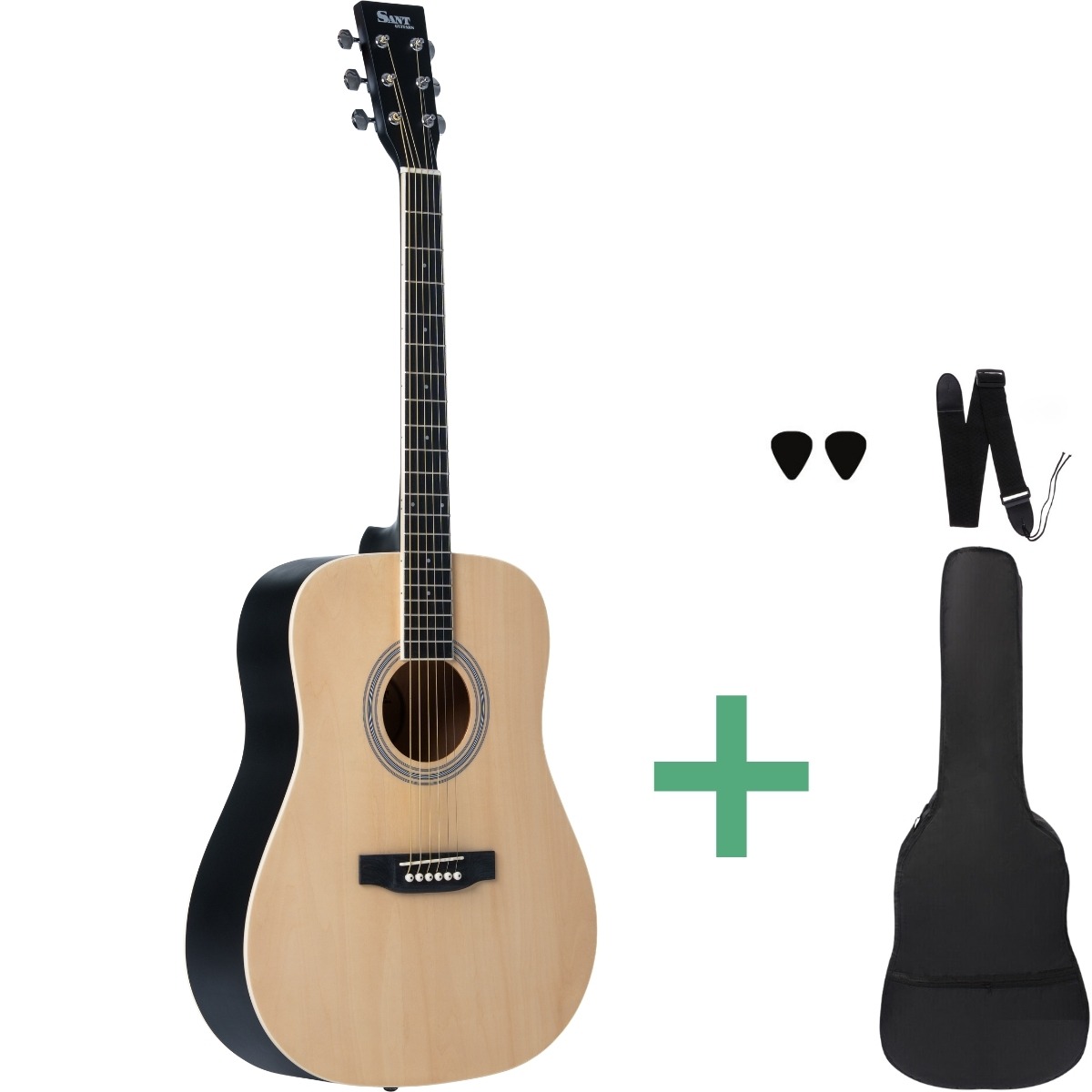 Sant Guitars Ac-84 Sna Western-guitar Satin Nature