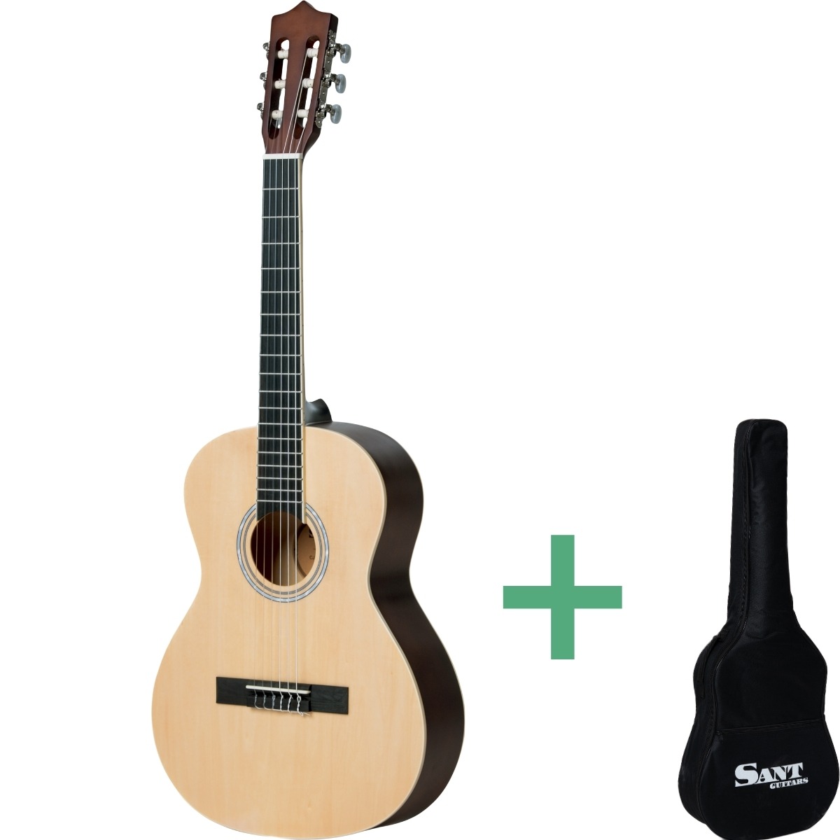 Sant Guitars Cj-36l Sna Børne-venstrehånds-guitar Nature