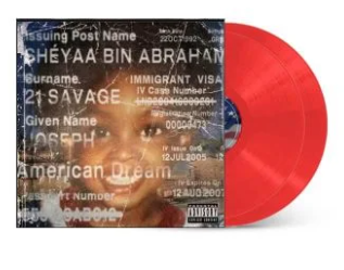 21 Savage American Dream  Limited Edition   Red Vinyl
