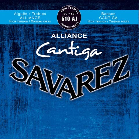 Savarez 510aj Classic Cantiga Spansk Guitar-strenge  Blå