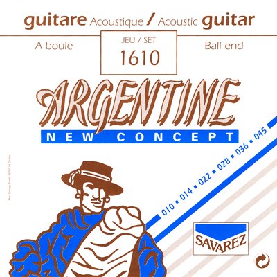 Savarez 1610 Argentine Nt Ball End Gypsy Guitar-strenge