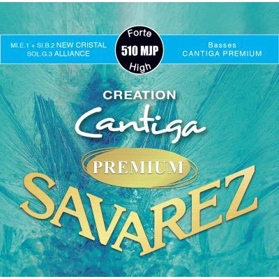 Savarez 510mjp Creation Cantiga Spansk Guitar-strenge  Blå