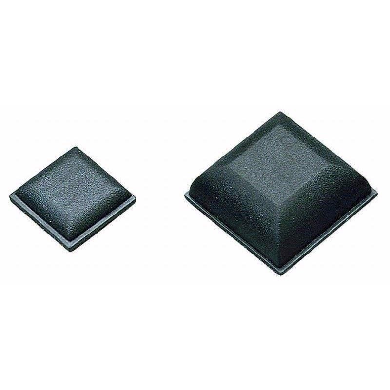 Selvklæbende Gummifødder  13x13x3   Mm  44 Stk