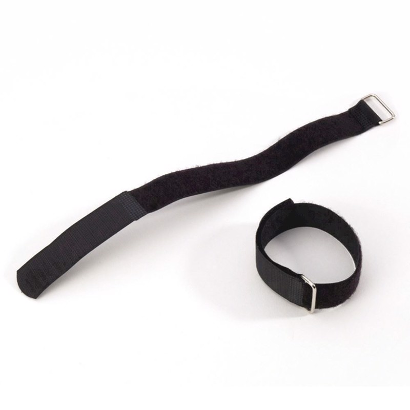 10 Stk  Kabel Rem   Velkro 80cm     0cm Med Sort Spids