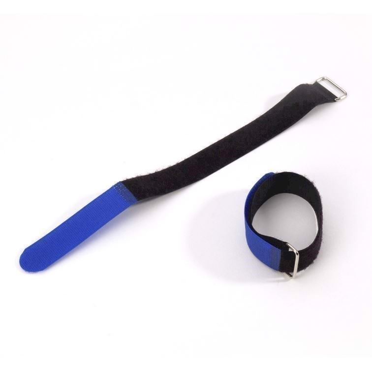 10 Stk  Velcro Kabelstrop  30       Cm  Blå Spids