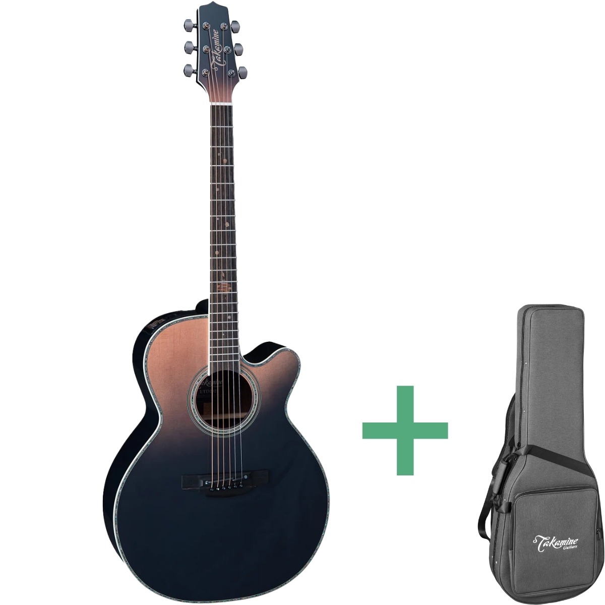 Takamine Ltd 2024 Penumbra Blue Western-guitar  -stock