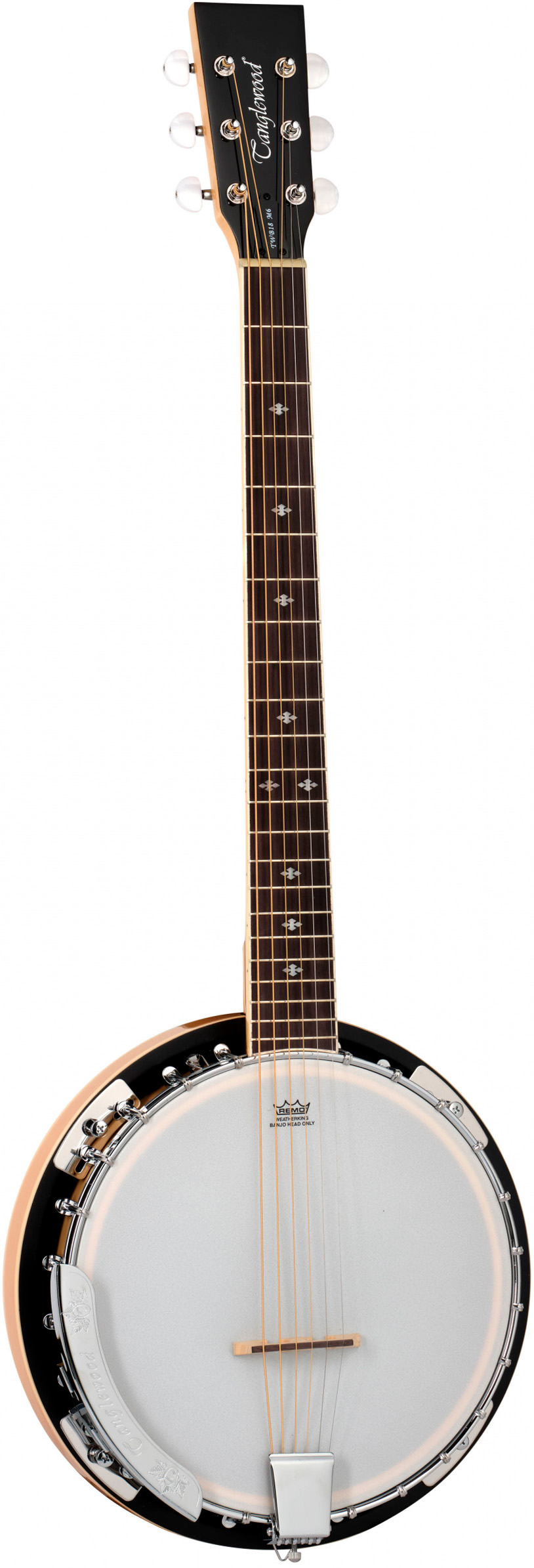 Tanglewood Twb18m6  -strenget Banjo Med Remo Skind