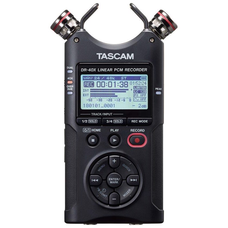 Tascam Dr-40x Håndholdt Optager  Diktafon