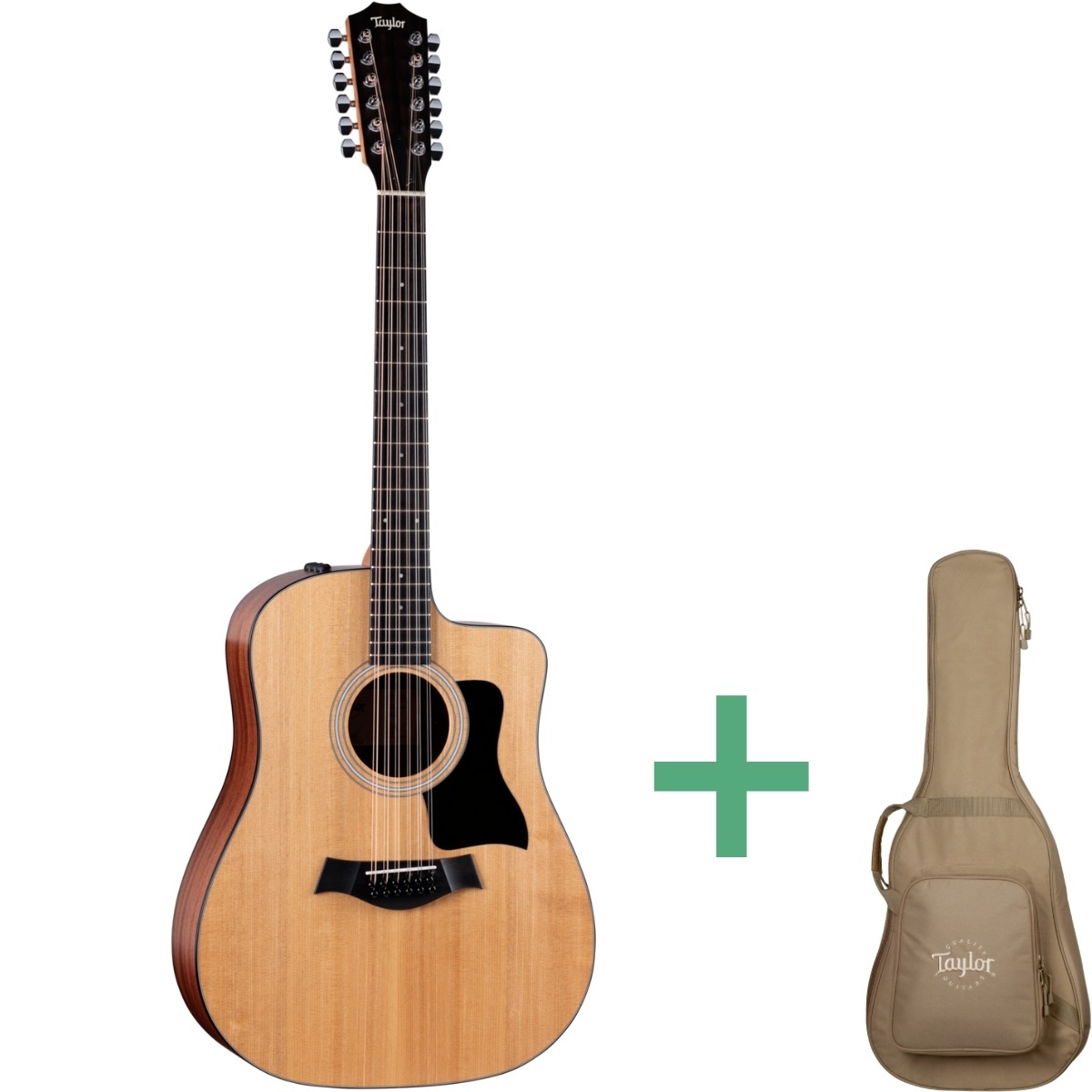 Taylor 150ce  Sapele-spruce Western-guitar  12 Strenget