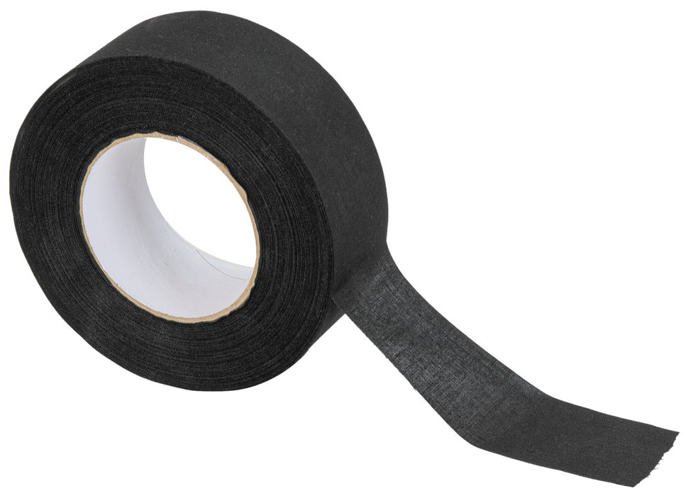 Tekstil Tape 50mm   50m Sort
