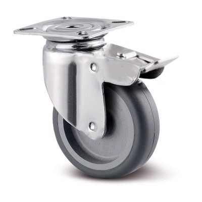 Tente Hjul  75 Mm  Med Bremse