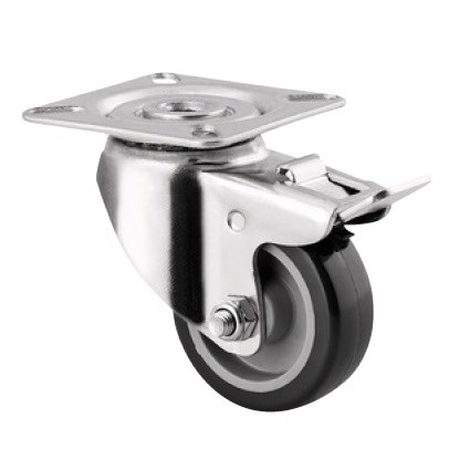 Tente Hjul 50 Mm  Med Bremse