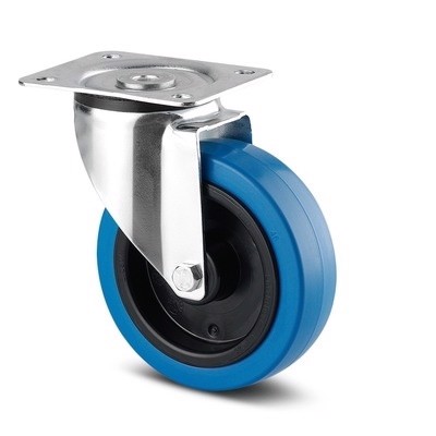Tente Hjul  100 Mm  Uden Bremse  Top Kvalitet Branche Standard