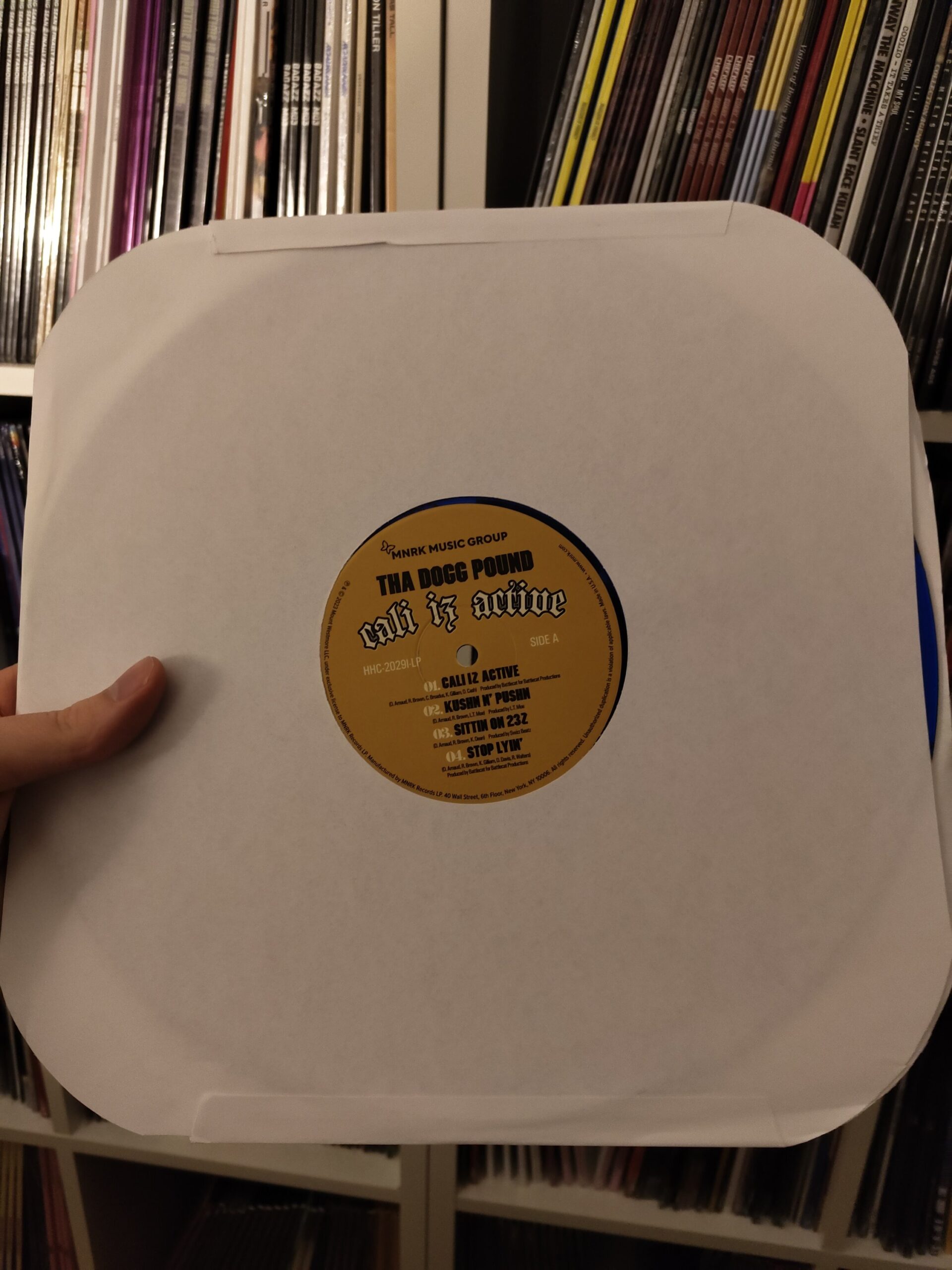 Tha Dogg Pound Cali Iz Active    Plade Side       Limited Edition   Blå Vinyl