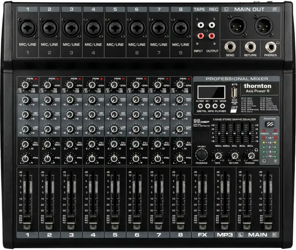 Thornton Axis Power   Powermixer Med Bluetooth