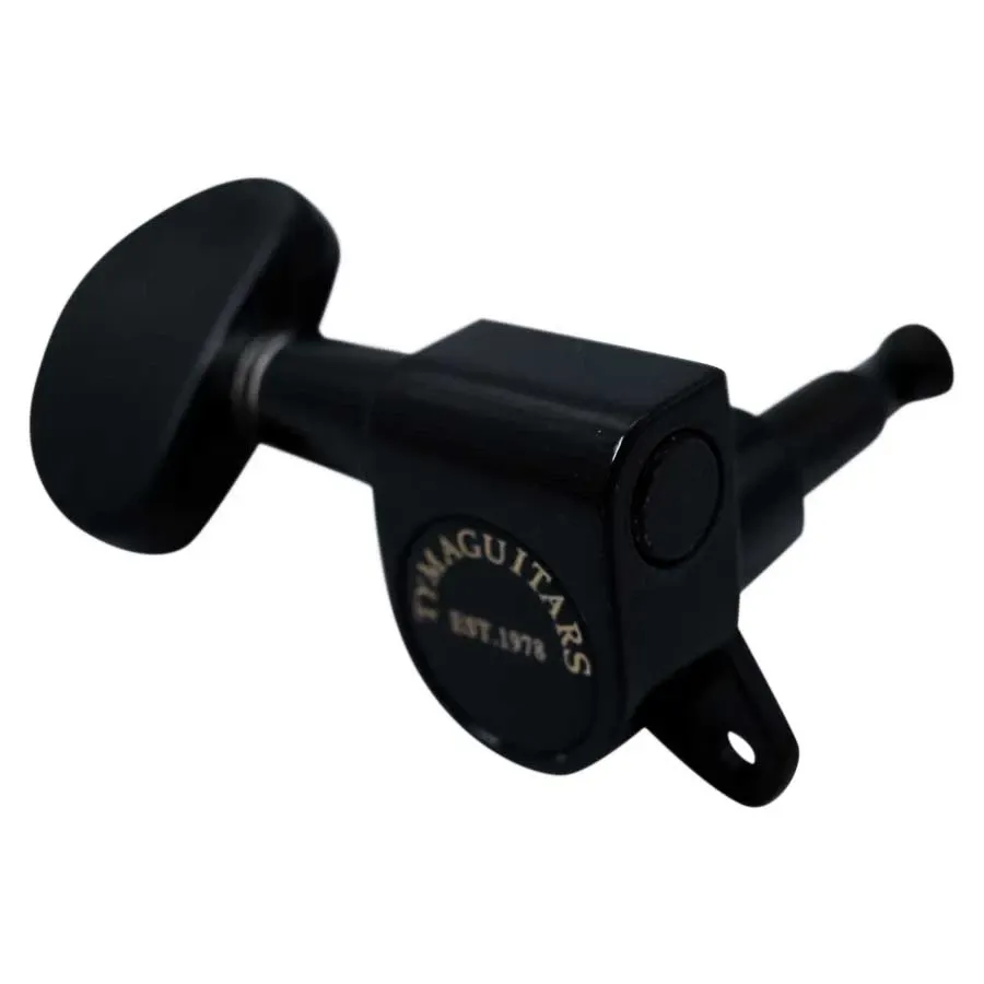 Tyma Mekanik   Stemmeskrue Højre Til Western Guitar Sort