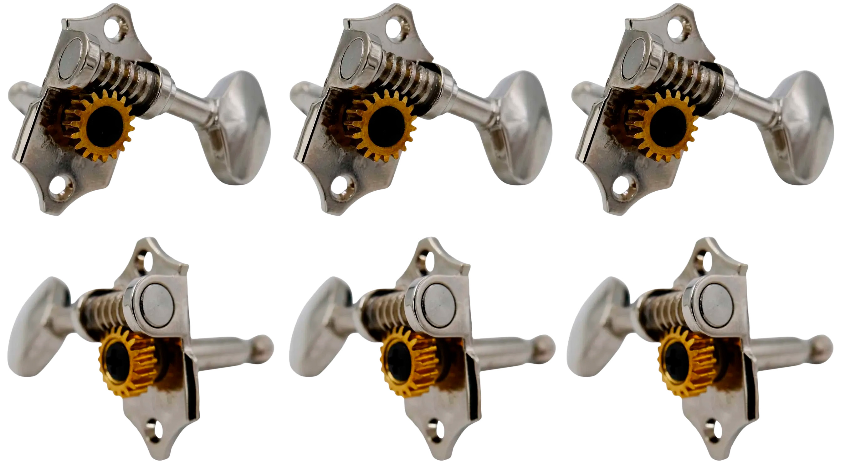 Tyma Mekanik   Stemmeskruesæt Til Western Guitar Krom