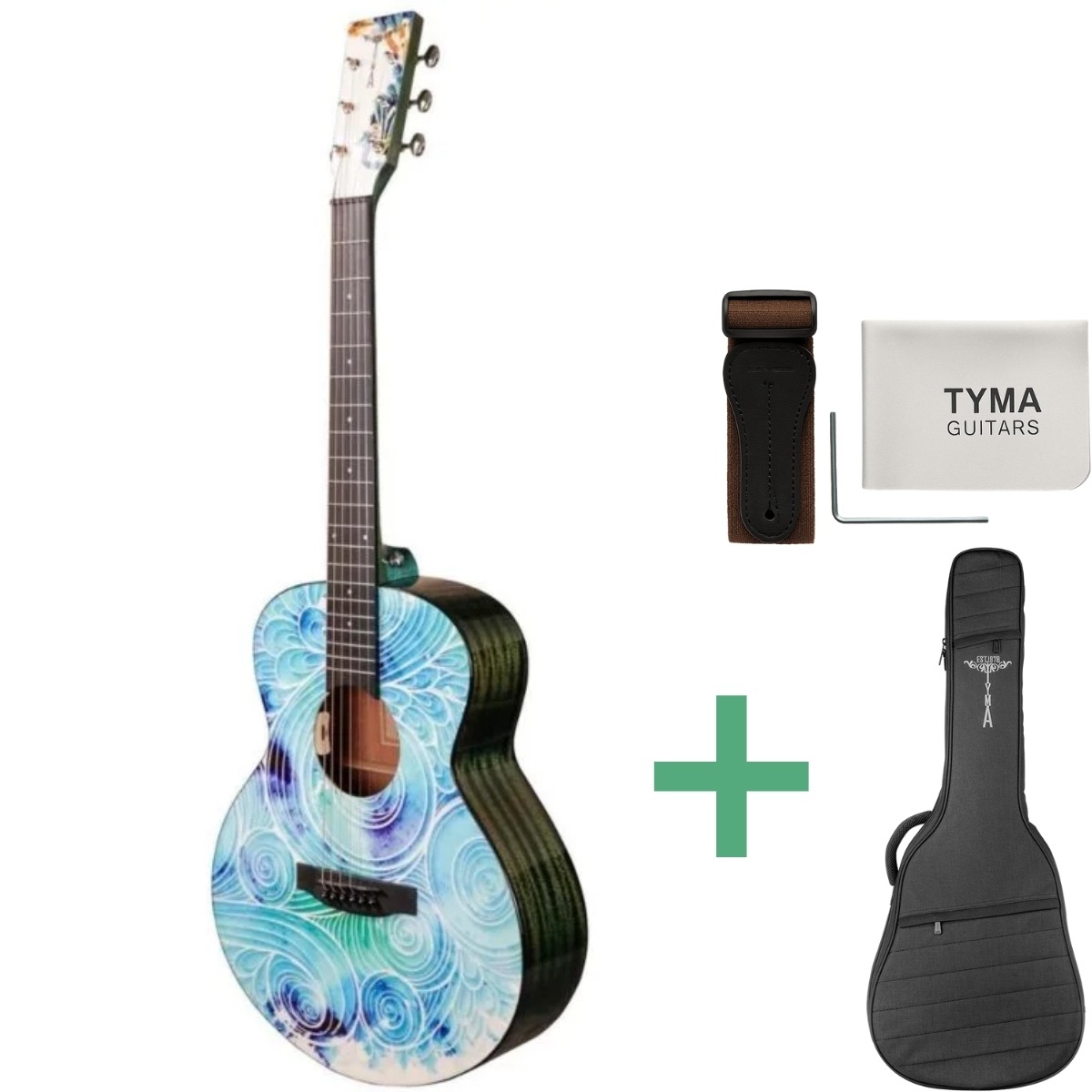 Tyma  -3e Mini Spindrift Western-guitar