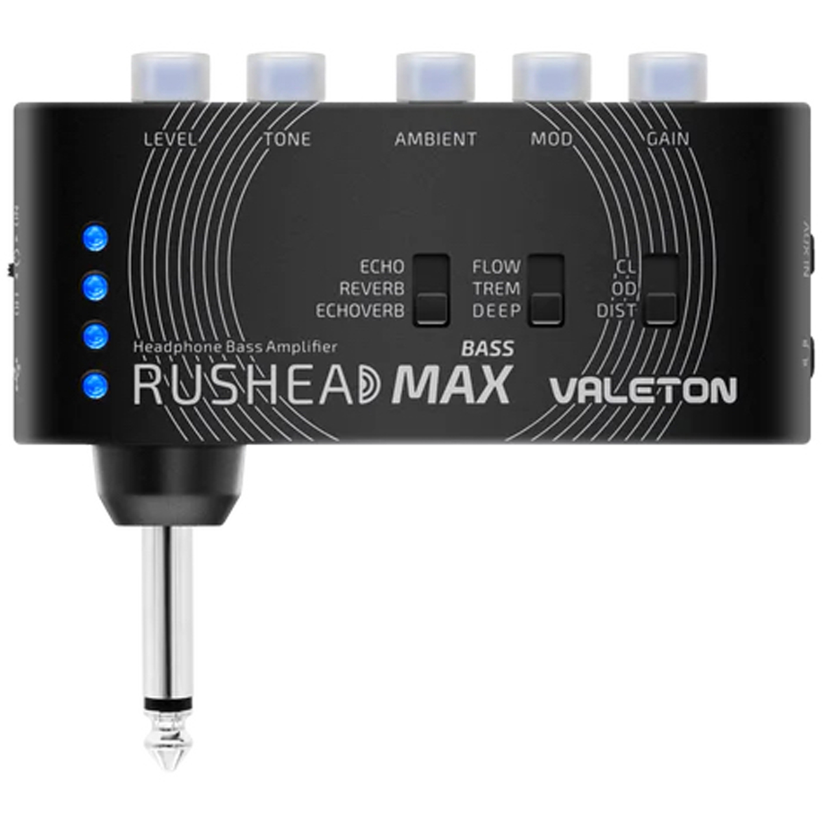 Valeton Rh-101 Rushead Max Bass Hovedtelefonforstærker Til Bas
