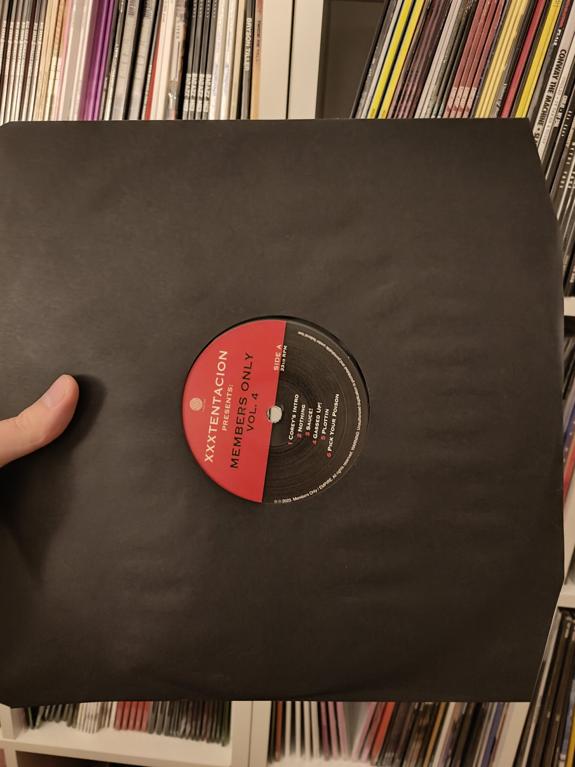 Xxxtentacion Members Only Vol      Plade Side       Vinyl