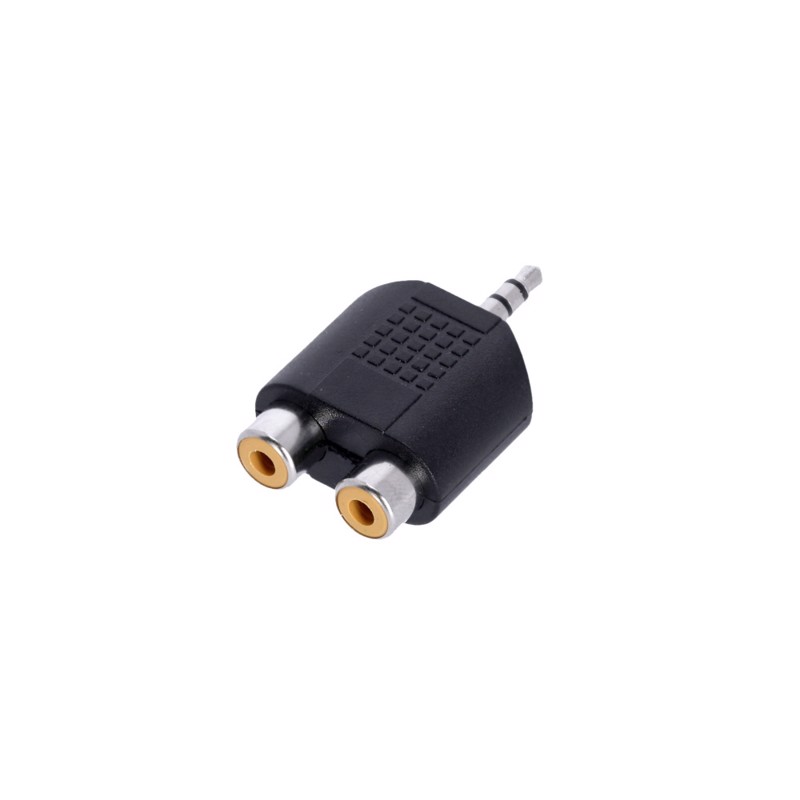 -adapter     Rca Female To     Mm Jack Trs Male Adam Hall Connectors