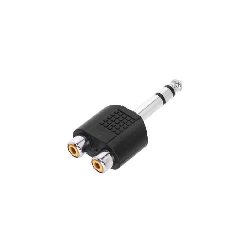 -adapter     Rca Female To     Mm Jack Trs Male Adam Hall Connectors