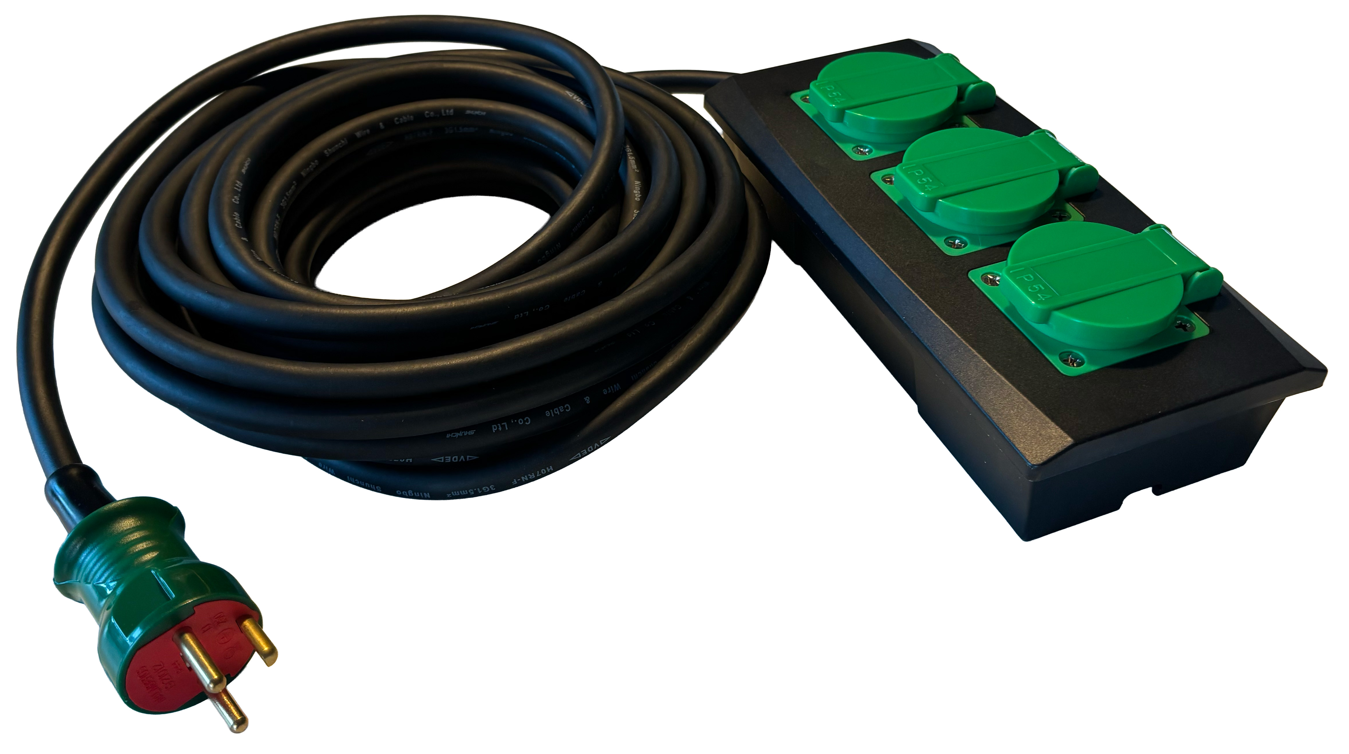 -stikdåse Forlængerledning   Jord Ip44 10 Meter